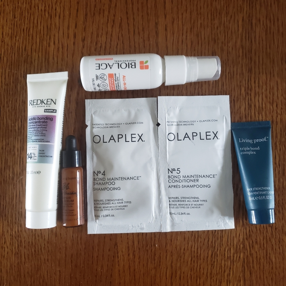 Hair Care Treatment and Serum Bundle 6 Piece Travel Size Hair Care